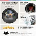 Bosch 8 kg 5 Star Front Load (WAJ28260IN) view 3