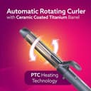 AGARO Prima Rotating Hair Curler 32mm view 4