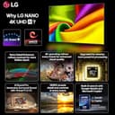 LG 75U8 AI 4K LED webOS TV view 2