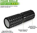 Adofys 5-in-1 Foam Roller Kit (Roller + Stick + 2 Balls) view 3