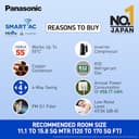 Panasonic 1.5 Ton 4 Star WiFi Inverter Split AC view 4