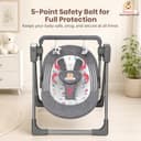 Infantso Automatic Baby Swing with 5-Point Safety Harness view 5
