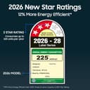 Samsung 467L 3 Star Convertible 5-in-1 Bespoke AI WiFi Double Door Refrigerator (RT80H51C3KHL, 2026 Model) view 3
