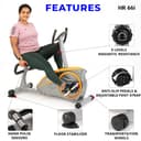 Propel HR 66i Recumbent Exercise Bike view 5