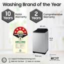 LG T80SKSF1Z 8kg Smart Inverter view 2