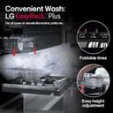 LG 14 Place Settings Inverter Direct Drive Wi-Fi Dishwasher (DFB424FP, Silver) view 7