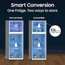 Samsung 236L 2 Star Convertible Digital Inverter Frost Free Double Door Refrigerator (RT40H28U2HSHL, 2026 Model) view 6