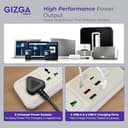 Gizga Essentials 3-Socket Surge Protector view 3