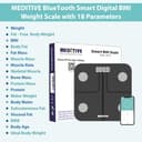 MEDITIVE Bluetooth Digital BMI Weight Scale & Body Fat Analyzer view 3