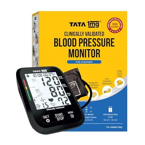 Tata 1mg Backlit BP Monitor (Dual Power)