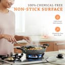 Amazon Solimo 6-Piece Granite Cookware Set view 3