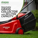 Sharpex Electric Lawn Mower 1200W 12-Inch Blade view 4