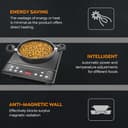 Prestige Iris Eco 1200W Induction Cooktop view 5