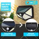 Btag 1W Solar Motion Sensor Wall Light view 3