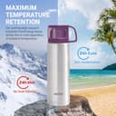 Milton Glassy 1000 Thermosteel Bottle with Cup Lid (1L) view 5