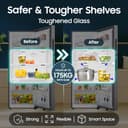 Samsung 236L 2 Star Digital Inverter Frost Free Double Door Refrigerator (RT40H28W2QHL, 2026 Model) view 7