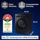 Samsung 12kg/7kg AI EcoBubble Washer Dryer (WD12FG5B34BB) view 2