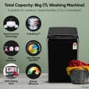 LG 8 Kg 5 Star Smart Inverter Wi-Fi TurboWash In-built Heater Fully Automatic Top Load (T80V4OB1S) view 3
