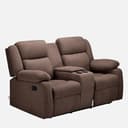 Duroflex Avalon Twin 2 Seater Fabric Manual Recliner Sofa view 3