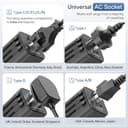 Ambrane ATA-03 Universal Travel Socket (2500W) view 6