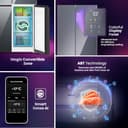 Haier 520L Lumiere 4-Door French Door Refrigerator view 3