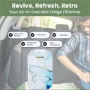 ROCKWELL 8L Retro Mini Fridge view 4