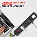 Honeywell 4-Socket Surge Protector (15000A) view 6