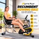 Let's Play Recumbent Bike (6 kg Flywheel) view 2