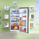 Haier 190L 5-Star Energy Champion Single Door Refrigerator view 5