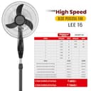 Blueberry's LEE 400mm BLDC Pedestal Fan view 4