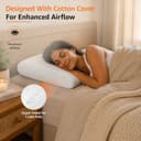 amazon basics Memory Foam Cooling Gel Orthopedic Pillow view 5
