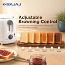 Bajaj ATX 4 750W Stainless Steel 2-Slice Pop-up Toaster view 4