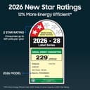 Samsung 236L 2 Star Digital Inverter Frost Free Double Door Refrigerator (RT40H28W2QHL, 2026 Model) view 3