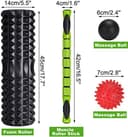 Adofys 5-in-1 Foam Roller Kit (Roller + Stick + 2 Balls) view 2