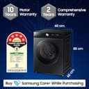 Samsung 12kg/7kg AI Wash Washer Dryer (WD12FB8B94GB) view 5