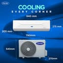 Carrier 1 Ton 5 Star WiFi Flexicool Inverter Split AC view 4