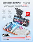 REDTIGER F7NA 4K Dual Dash Cam with ADAS & Voice Control view 6