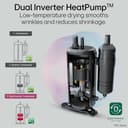 LG 9kg Eco-Hybrid Dual Inverter Heat Pump Dryer DHV09SAM view 3