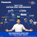 Panasonic 1.5 Ton 3 Star Heavy Duty WiFi Inverter Split AC view 3