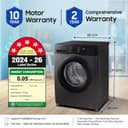 Samsung 12 Kg 5 Star AI EcoBubble Hygiene Steam Front Load (WW12DG5B24) view 2