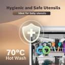 Bosch 15 Place Setting Free Standing Dishwasher (SMS6HMI00I, Silver Inox) view 6
