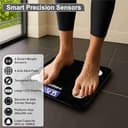 Healthgenie Advanced BMI Weight Machine & Body Fat Analyzer (18 Metrics) view 4