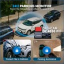 Blaupunkt DC 4050 WiFi Dual Camera Dash Cam view 5