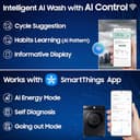 Samsung 12kg/7kg AI Wash Washer Dryer (WD12FB8B94GB) view 6