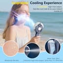 HandFan 5200mAh Upgraded Handheld Misting Fan view 2