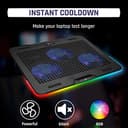 KLIM Aurora RGB Laptop Cooling Pad view 2