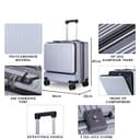 THE CLOWNFISH Jetsetter Series Carry-On Polycarbonate Hard Case, 47 cm view 7