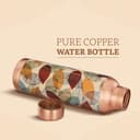 Amazon Solimo Meenakari Copper Bottle 950ml view 6
