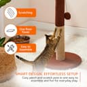 Amazon Basics Cat Scratching Post 50cm view 5