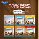 Carrier 1.5 Ton 3 Star Flexicool Inverter Split AC (6-in-1, CAI18EE3R36F1) view 2